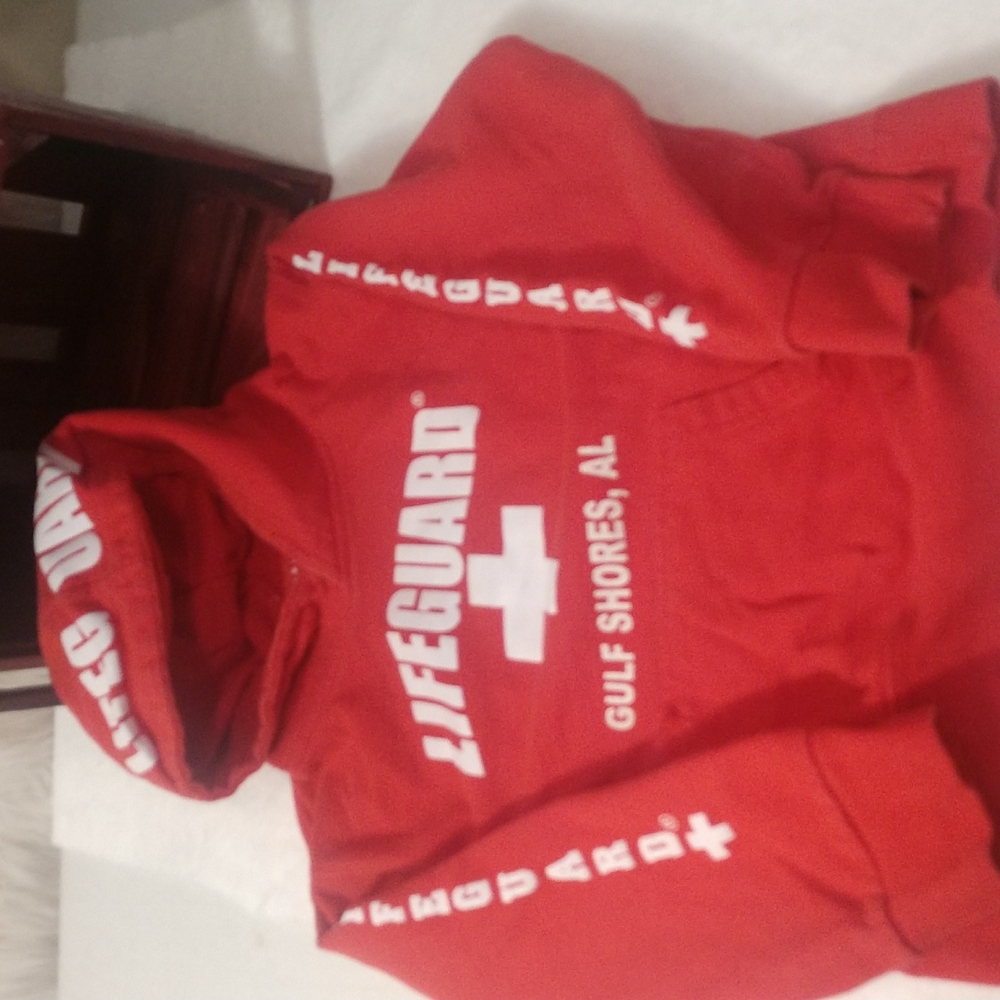 Girls sz S Lifeguard Hoodie